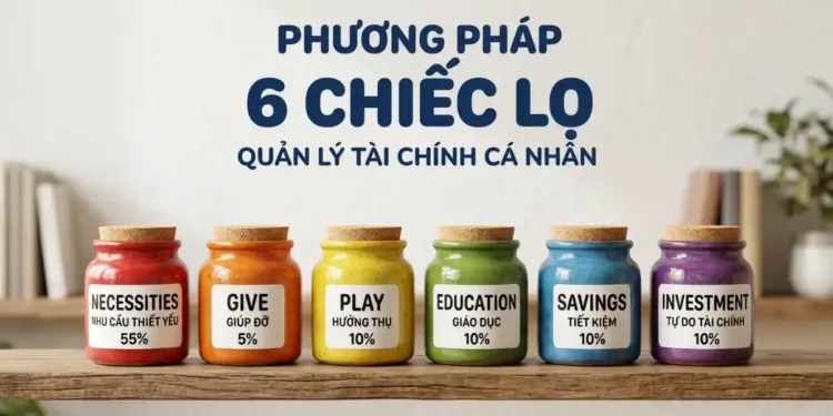 Phương pháp 6 chiếc lọ (JARS) là gì Công thức quản lý tiền của triệu phú