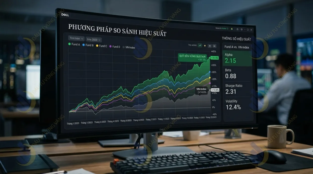 Phương pháp so sánh hiệu suất hoạt động của quỹ đầu tư