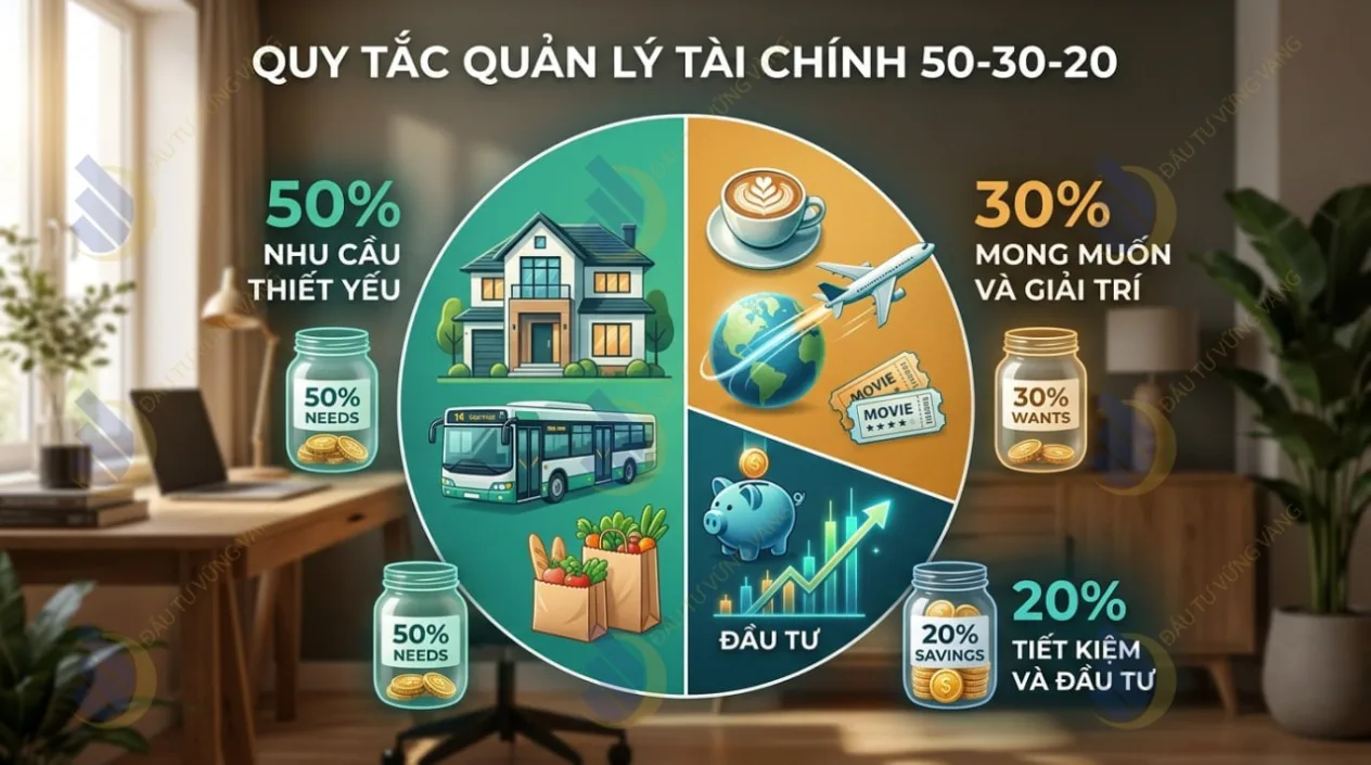 QUY TẮC QUẢN LÝ TÀI CHÍNH 50-30-20