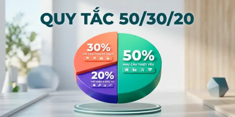 Quy tắc 50-30-20 là gì Cách phân bổ thu nhập thông minh cho người mới