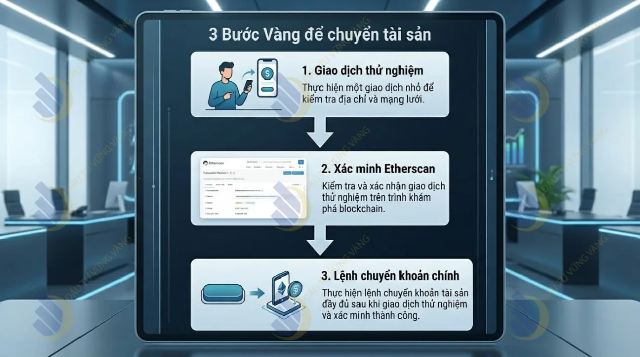 Quy trình Ba bước vàng luân chuyển tài sản