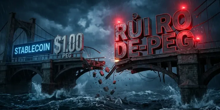 Rủi ro mất neo (De-peg) của Stablecoin Bài học từ lịch sử và cách phòng tránh