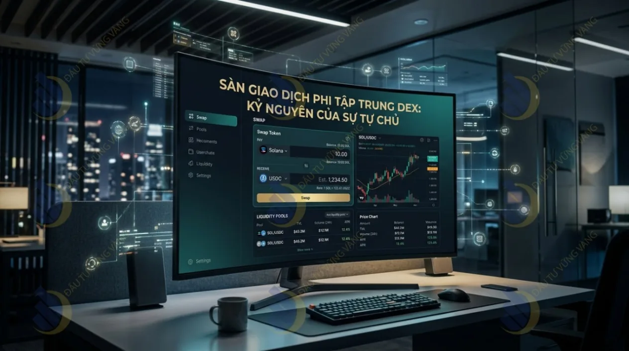 Sàn giao dịch phi tập trung DEX: Kỷ nguyên của sự tự chủ