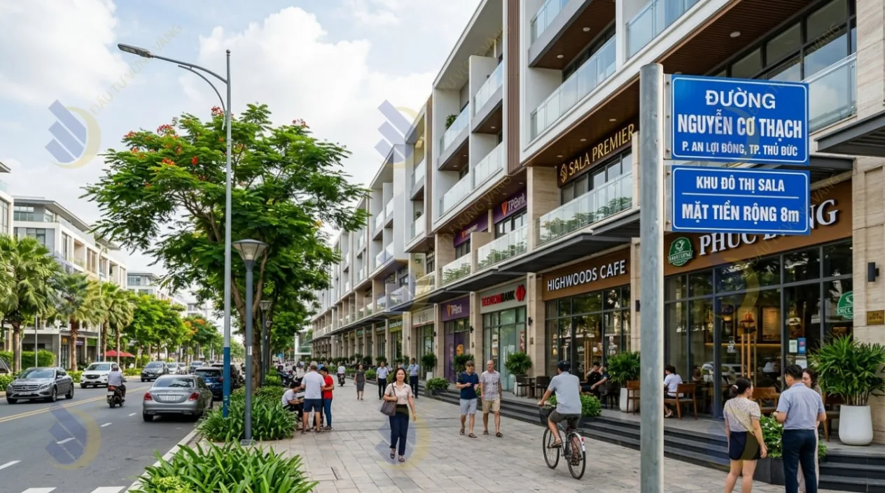 Shophouse đường Nguyễn Cơ Thạch