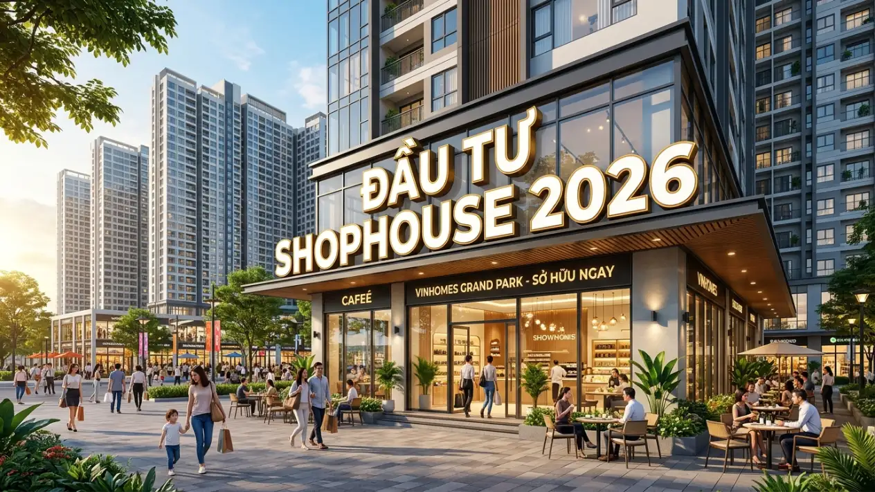 Shophouse là gì Có nên đầu tư shophouse khối đế chung cư năm 2026