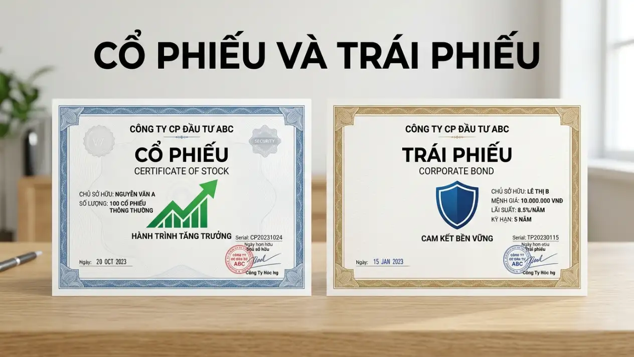 So sánh cổ phiếu và trái phiếu Kênh đầu tư nào phù hợp với bạn