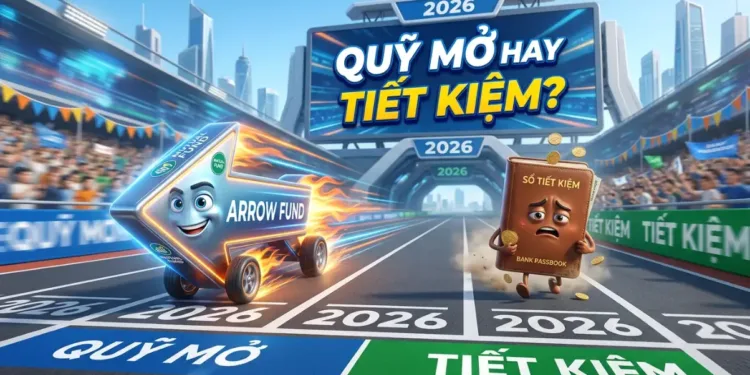 So sánh đầu tư quỹ mở và gửi tiết kiệm ngân hàng Kênh nào thắng thế năm 2026