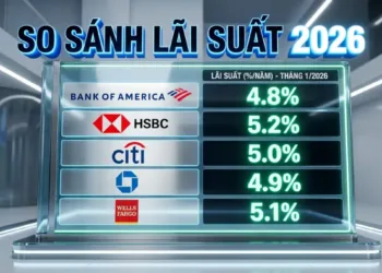 So sánh lãi suất gửi tiết kiệm ngân hàng nào cao nhất tháng 1-2026