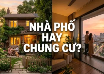 So sánh nhà phố và chung cư Lựa chọn nào tốt hơn cho gia đình trẻ