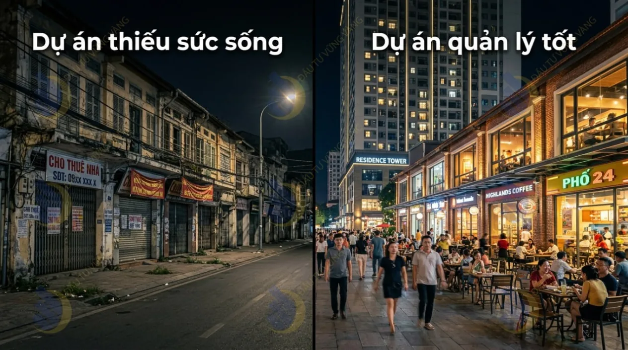 Sự khác biệt một trời một vực giữa dự án thiếu sức sống và dự án được quản lý vận hành tốt