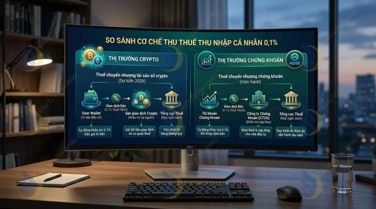 Thuế chuyển nhượng tài sản số crypto 2026