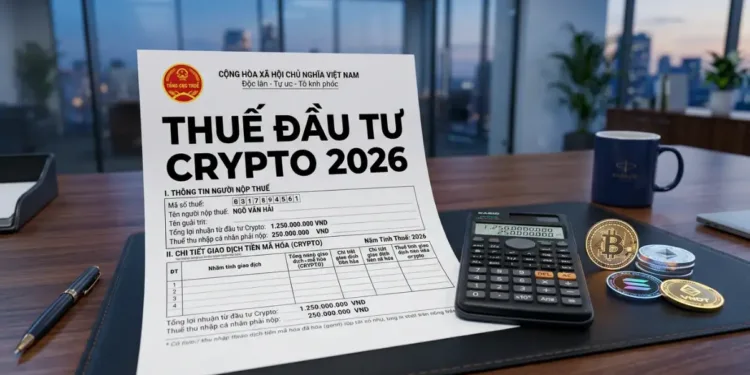 Thuế thu nhập từ đầu tư Crypto tại Việt Nam Quy định mới nhất năm 2026