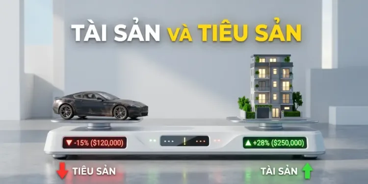Tiêu sản và Tài sản là gì Cách phân biệt để không càng mua càng nghèo