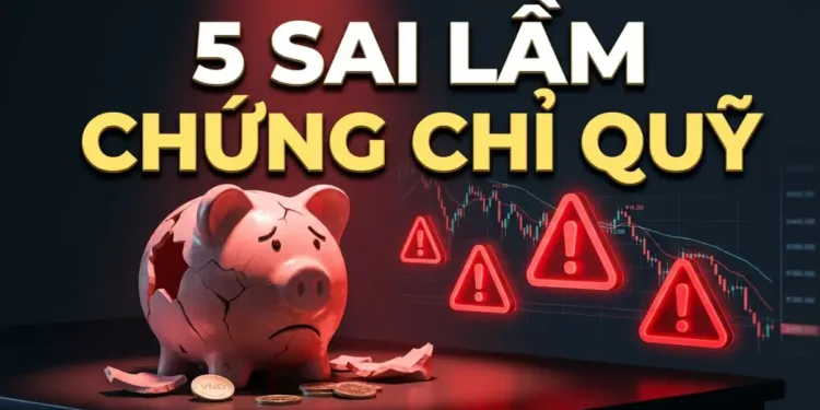 Top 5 sai lầm khi đầu tư chứng chỉ quỹ khiến nhà đầu tư mất tiền oan