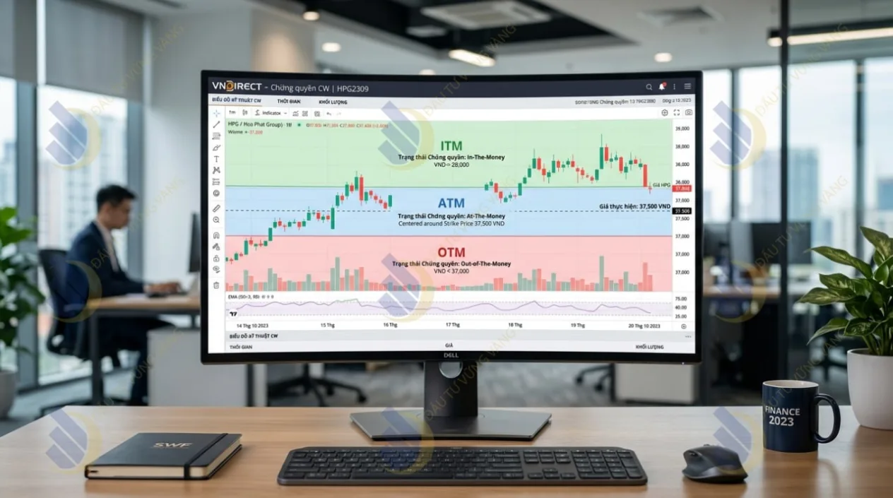 Trạng thái Chứng quyền: ITM, ATM và OTM