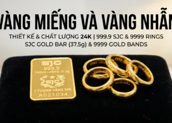 Vàng miếng SJC và Vàng nhẫn 9999