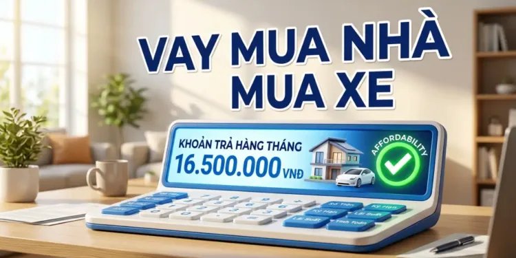 Vay tiền mua xe, mua nhà Cách tính toán lãi suất trả góp để không bị ngộp