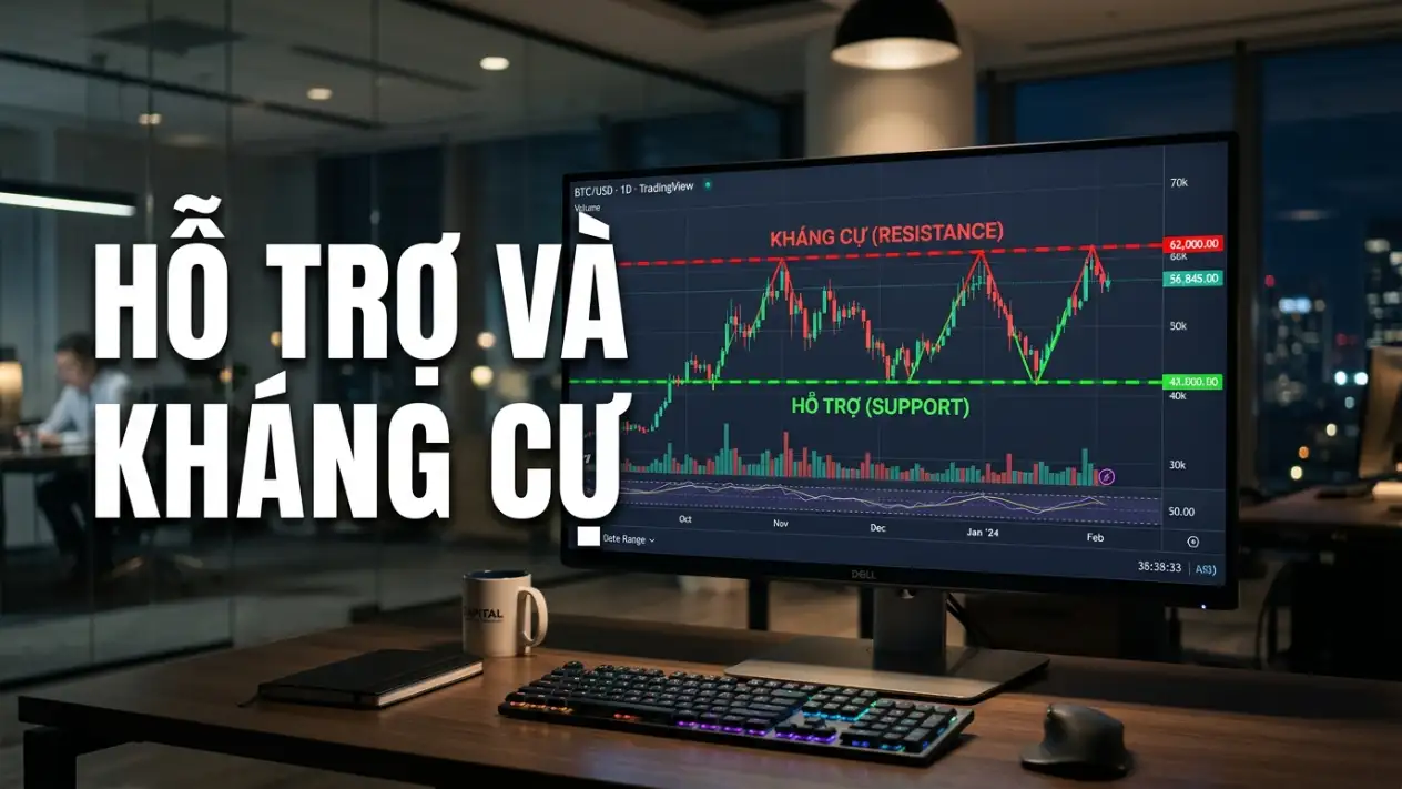 Vùng hỗ trợ và kháng cự Cách xác định để tối ưu điểm vào lệnh