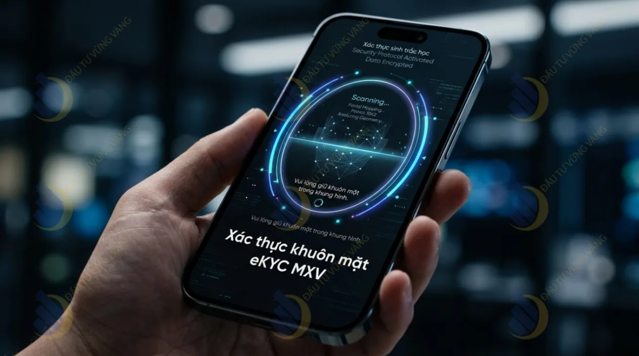 Xác thực khuôn mặt eKYC khi mở tài khoản hàng hóa phái sinh MXV