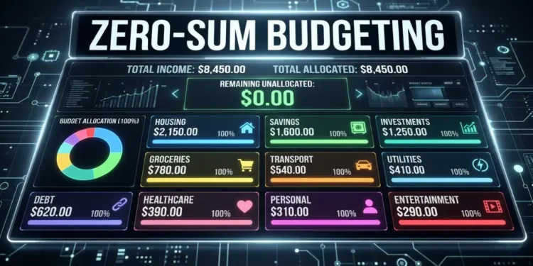 Zero-sum Budgeting là gì Phương pháp quản lý tiền không kẽ hở