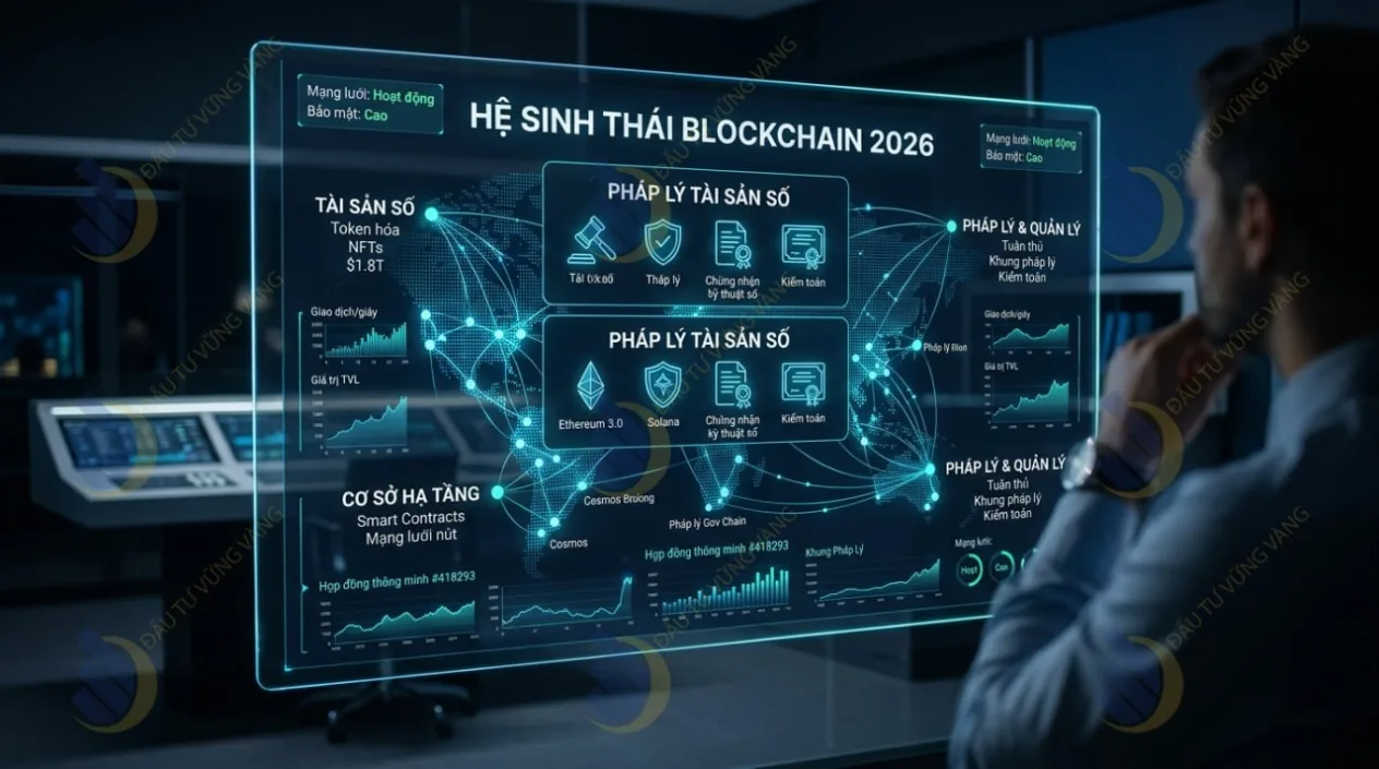 hệ sinh thái Blockchain và pháp lý tài sản số 2026