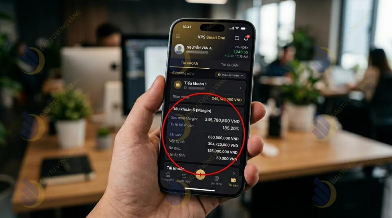 hình ảnh chụp màn hình UI/UX sắc nét ứng dụng giao dịch VPS