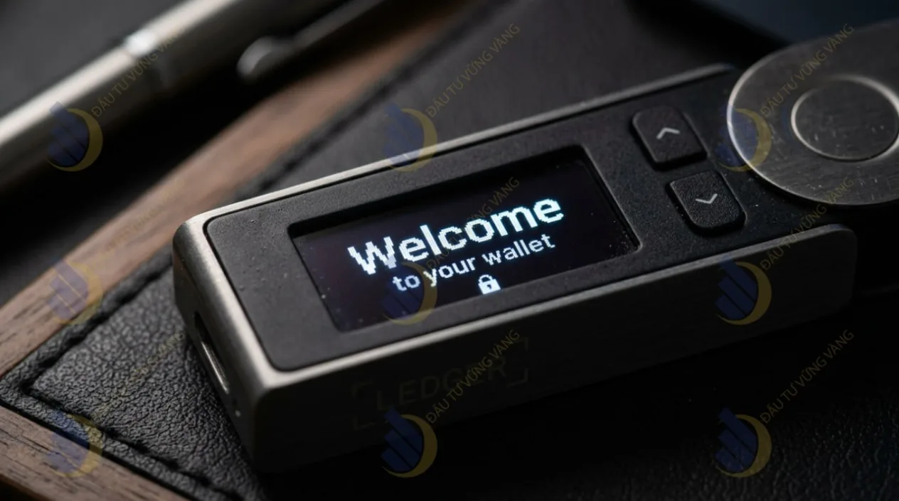 màn hình OLED của thiết bị Ledger