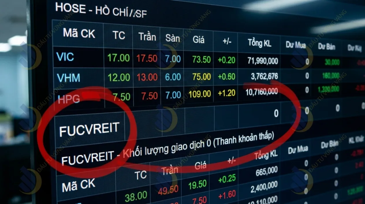 thanh khoản kém của REIT tại VN